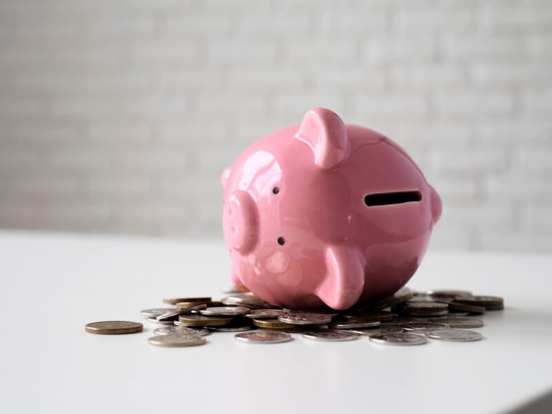 Close up on education and economy objects